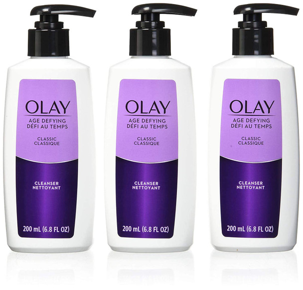 Face Wash by Olay Age Defying Classic Facial Cleanser 6.8 Fl Oz (Pack of 3)