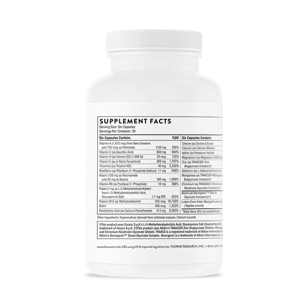 Thorne Research Men'S Multi 50+ 180 Capsules