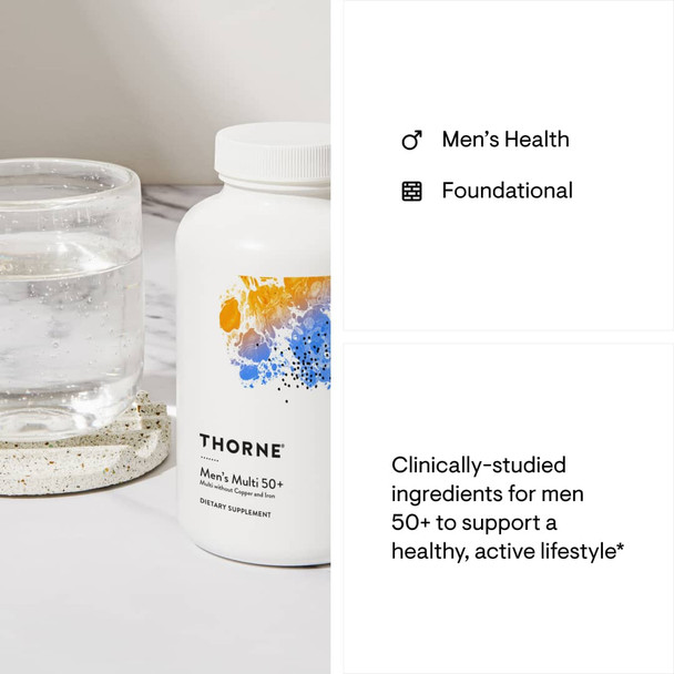 Thorne Research Men'S Multi 50+ 180 Capsules