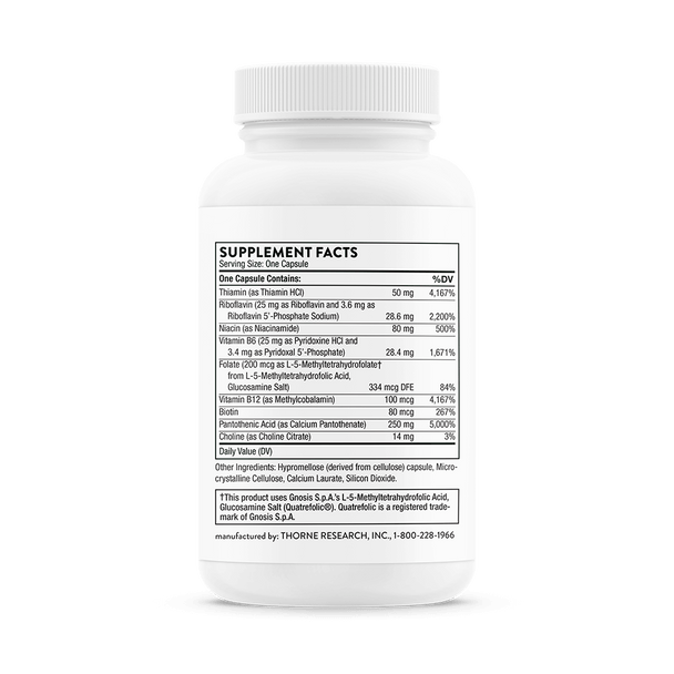 Thorne Research Stress B-Complex 60 Vegetarian Capsules Thorne Research Stress B-Complex 60 Vegetarian Capsules