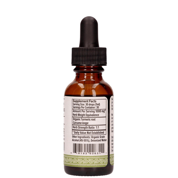 ‎Banyan Botanicals Turmeric Liquid Extract, Usda Organic, 1 Oz - Extra Strength Tincture, Rapid Absorption And Assimilation - Supports Digestion, Overall Health, And Well-Being.