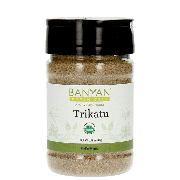 ‎Banyan Botanicals Trikatu Powder - Usda Organic, Spice Jar - Heating & Stimulating - Supports Digestion Of Heavy Foods*