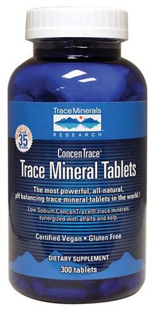 Trace Minerals Research Concentrace Trace Mineral Tablets