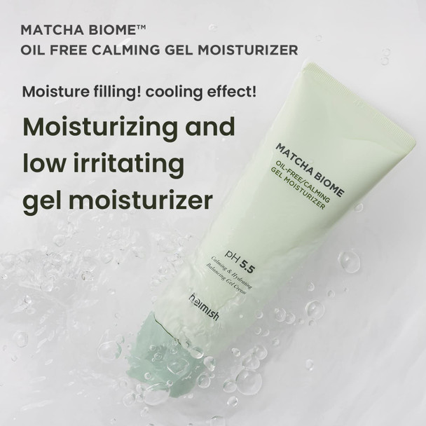 ‎Heimish Match Biome Oil-Free Calming Gel Moisturizer 3.38 Fl.Oz / 100 Ml | Oil Free, Pore And Sebum Control | Moisturizing, Cooling Gel Cream, Natural Ingredients, Soothing Cream, Korean Skincare