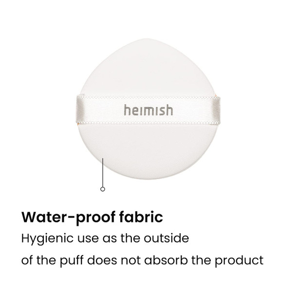‎Heimish Artless Rubycell Puff 5 Pcs, Soft Cushion Puff, Foundation Cushion Makeup Tool, Angled Design, Flawless Makeup, Wet And Dry Use
