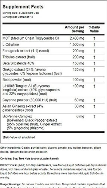 ‎Irwin Naturals Testosterone Up Red 60 Sgels
