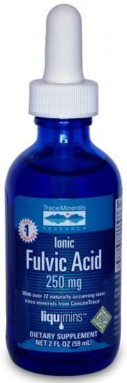 Trace Minerals Ionic Fulvic Acid 250mg  2 fl oz