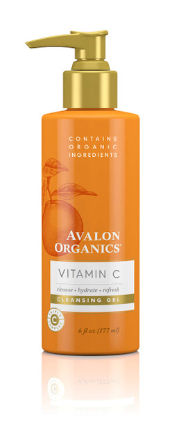 ‎Avalon Organics Cleansing Gel with Vitamin C, 6 Oz