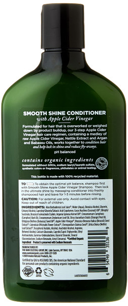 ‎Avalon Organics Conditioner Apple Cider Vine, green, 11 Ounce