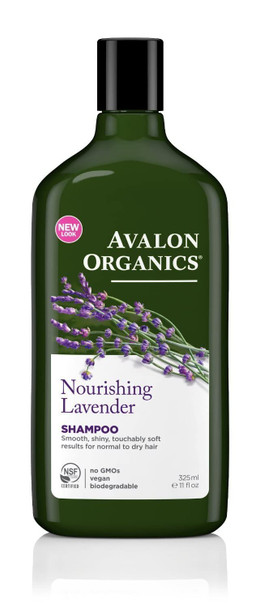 ‎Avalon Organics Nourishing Shampoo Lavender, 11 Oz (Pack of 2)