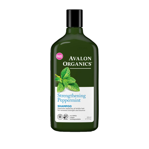 ‎Avalon Organics Pack of 8 x Revitalizing Shampoo Peppermint Botanicals - 11 fl oz