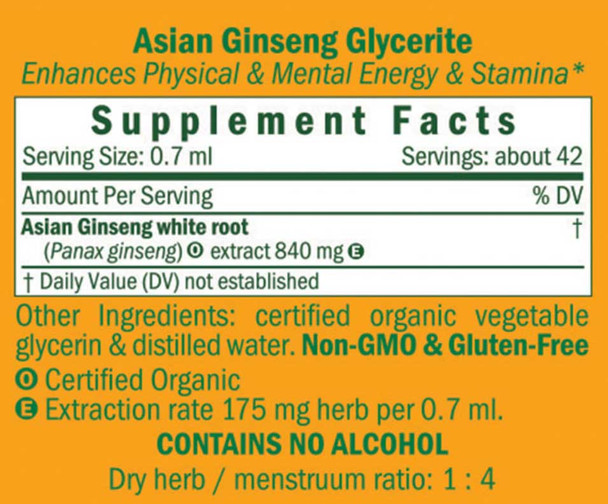 Herb Pharm Asian Ginseng Alcohol-Free