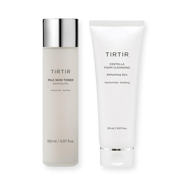 TIRTIR Oily Skin Routine - Milk Skin Toner + Centella Foam Cleanser