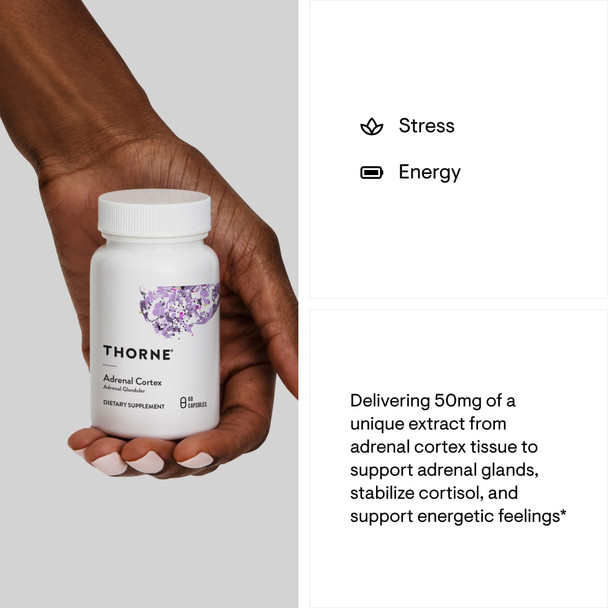 Thorne Adrenal Cortex 60 Capsules