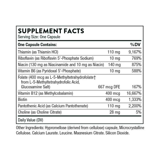 Thorne Basic B Complex 60 Capsules