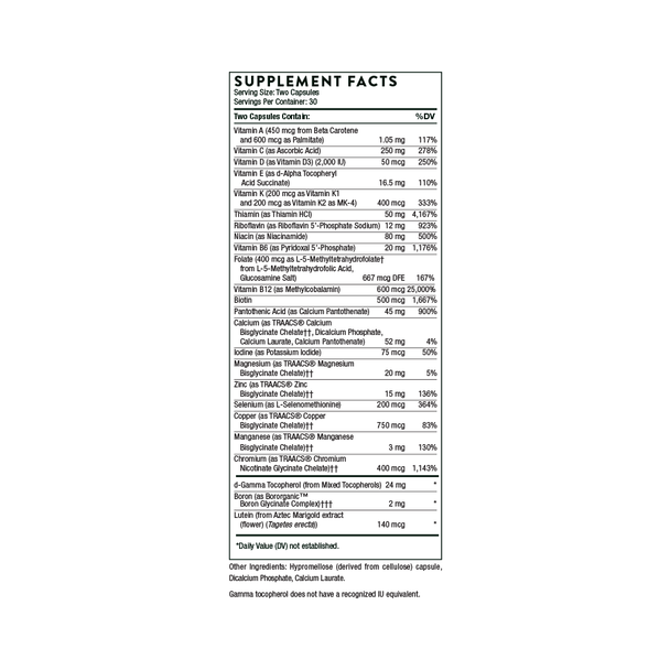 Thorne Basic Nutrients 2/Day 60 Capsules