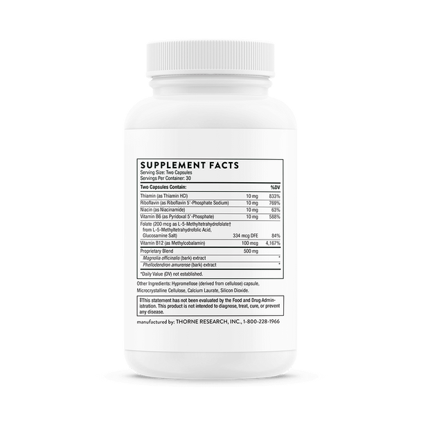 Thorne Craving and Stress Support (formerly Relora Plus) 60 Capsules