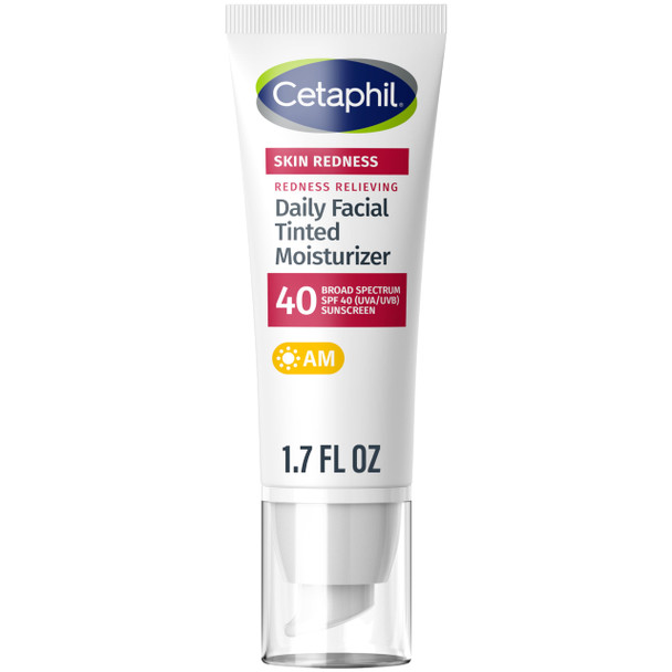 Cetaphil Redness Relieving Daily Facial Moisturizer SPF 40 1.7 Ounce