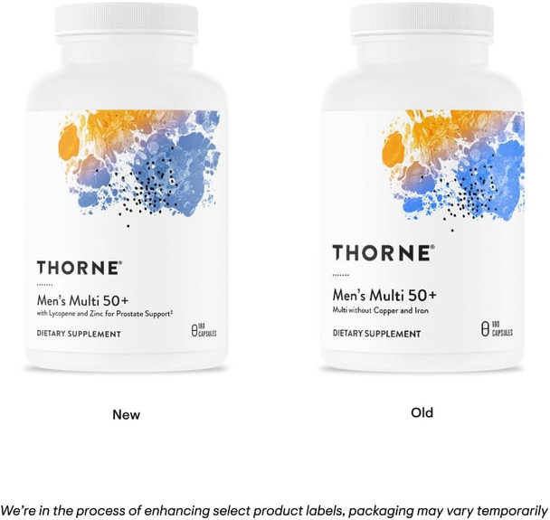 Thorne Men's Multi 50+ 180 Capsules Thorne Men's Multi 50+ 180 Capsules