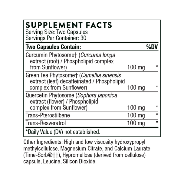 Thorne PolyResveratrol-SR 60 Capsules