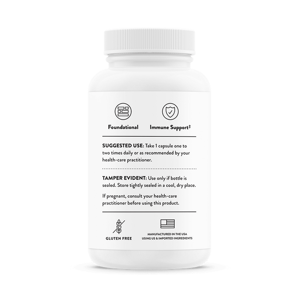 Thorne Zinc Bisglycinate 15 mg 60 Capsules