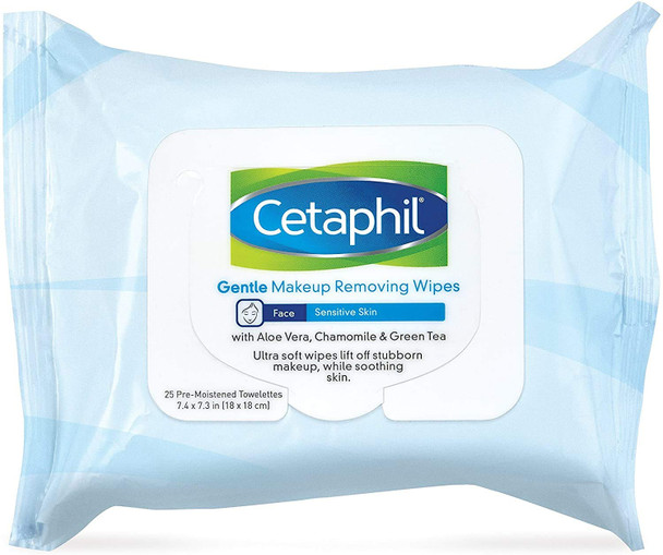 Cetaphil Gentle Makeup Removing Wipes, 0.12 Pound