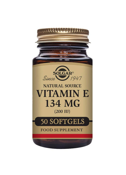 Solgar Vitamin E 200 Iu Mixed - Helps Minimize The Effects Of Free-Radicals 50 Softgels ()