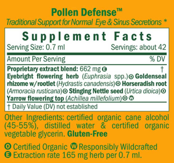 Herb Pharm Pollen Defense