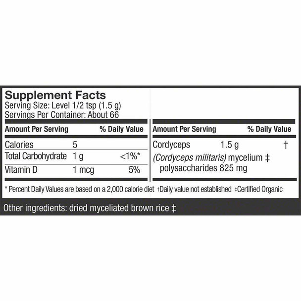 Host Defense Cordyceps Mushroom Mycelium