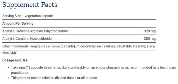 Life Extension Acetyl-L-Carnitine Arginate