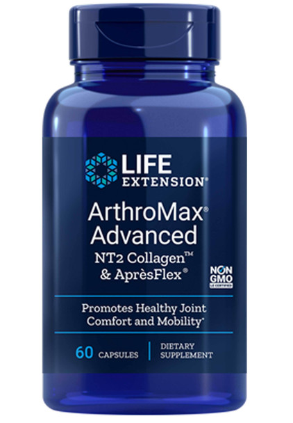 Life Extension Arthromax Advanced with NT2 Collagen (Formerly UC-II) and Apresflex