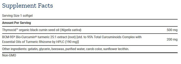 Life Extension Black Cumin Seed Oil with Bio-Curcumin