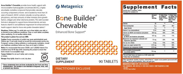 Metagenics Bone Builder Chewable