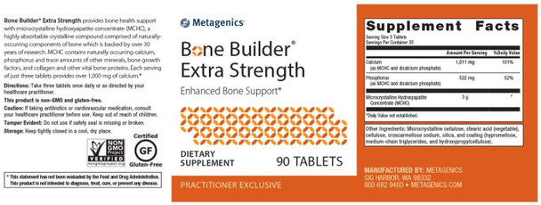 Metagenics Bone Builder Extra Strength