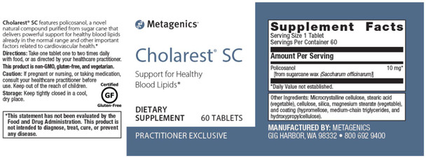 Metagenics Cholarest SC