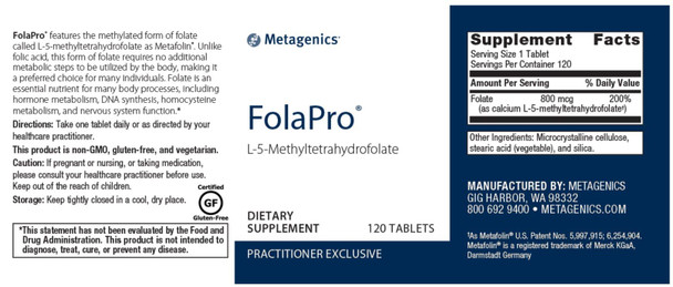 Metagenics FolaPro