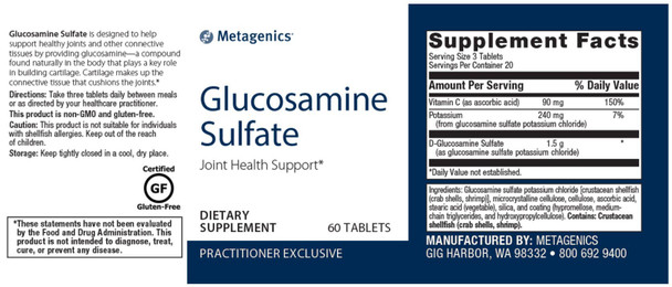 Metagenics Glucosamine Sulfate