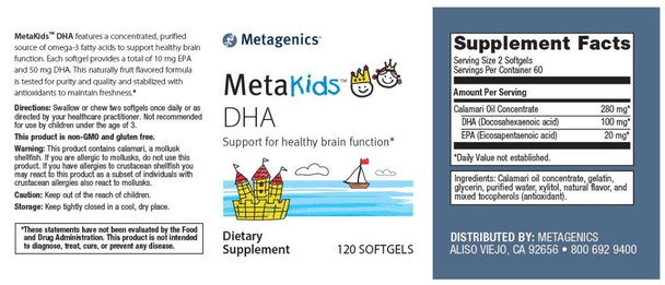 Metagenics MetaKids DHA