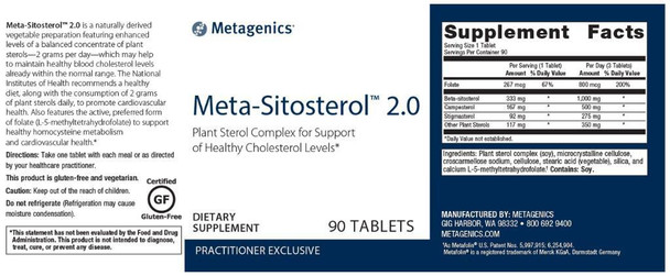 Metagenics Meta-Sitosterol 2.0