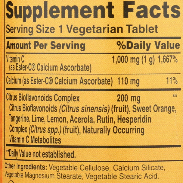 American Health Ester-C 1000 Mg 90 Veggie Tabs