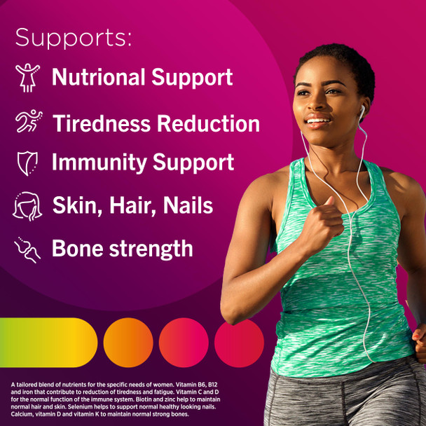 Centrum Women Multivitamin Tablets For Women Vitamins With 23 Essential Nutrients Including Vitamin C D And Iron 30 Ct (Packaging And Tablet Colour May Vary Slightly)