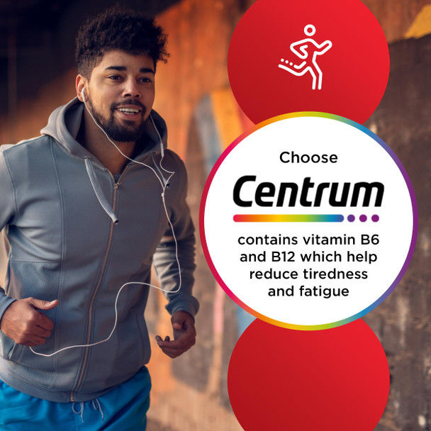 Centrum Multigummies Energy Release Multivitamin Including Vitamins D B12 & B6 With Mixed Berry Natural Fruit Flavouring 60 Chewable Gummies (Packaging May Vary)