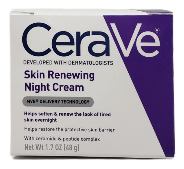 Cerave Skin Renewing Day And Night Bundle - Contains Day Cream Retinol With Spf 30 (1.76 Oz) And Night Cream With Mve Delivery Technology (1.7 Oz)