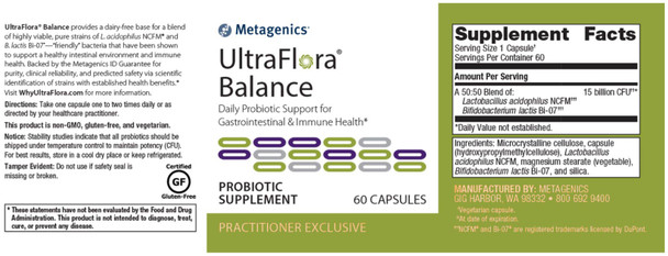 Metagenics UltraFlora Balance