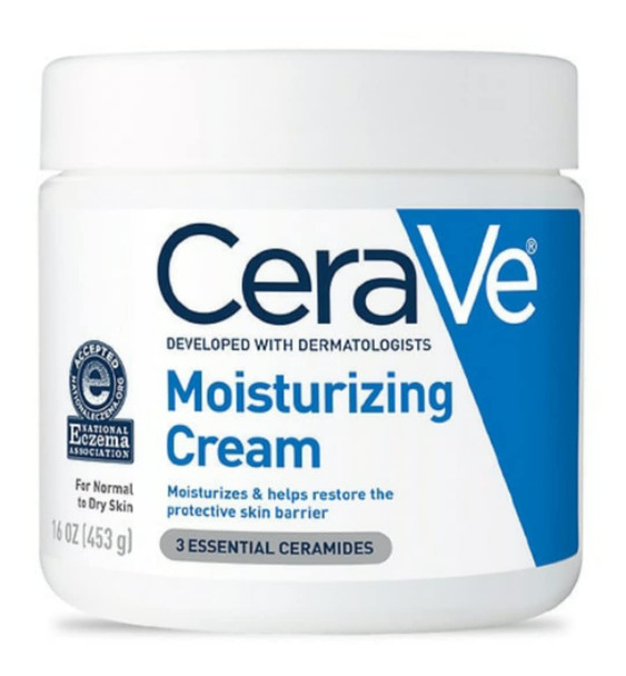 Cerave Fragrance-Free Daily Moisturizing Cream Combo - 16 Oz & 3 Oz Travel Size With 3 Essential Ceramides