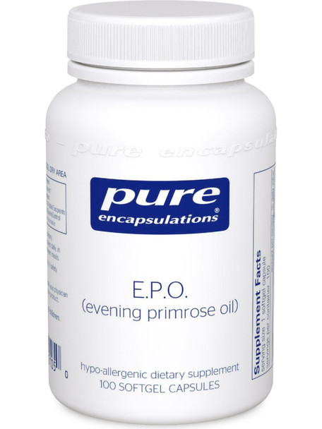 Pure Encapsulations, E.P.O., evening primrose oil, 100 gels