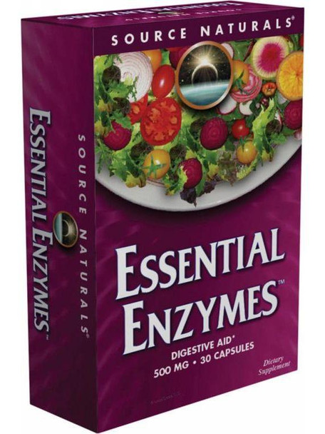 Source Naturals, Essential Enzymes, 500mg Bio Aligned, 360 ct