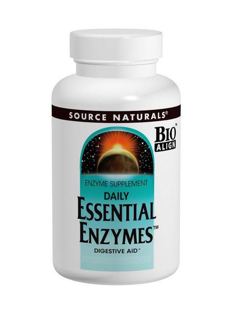 Source Naturals, Essential Enzymes, 500mg Vegetarian Bio Aligned, 120 ct