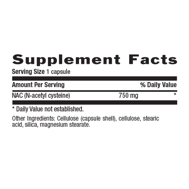 Country Life - Nac (N-Acetyl Cysteine) 750 Mg - 60 Vegetarian Capsules Country Life - Nac (N-Acetyl Cysteine) 750 Mg - 60 Vegetarian Capsules