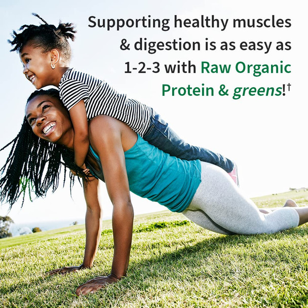 Garden of Life Raw Organic Protein & Greens - Vanilla - Vegan Protein Powder For Women And Men Plant Protein Pea Protein Greens & Probiotics - Dairy Free Gluten Free Low Carb Shake 20 Servings